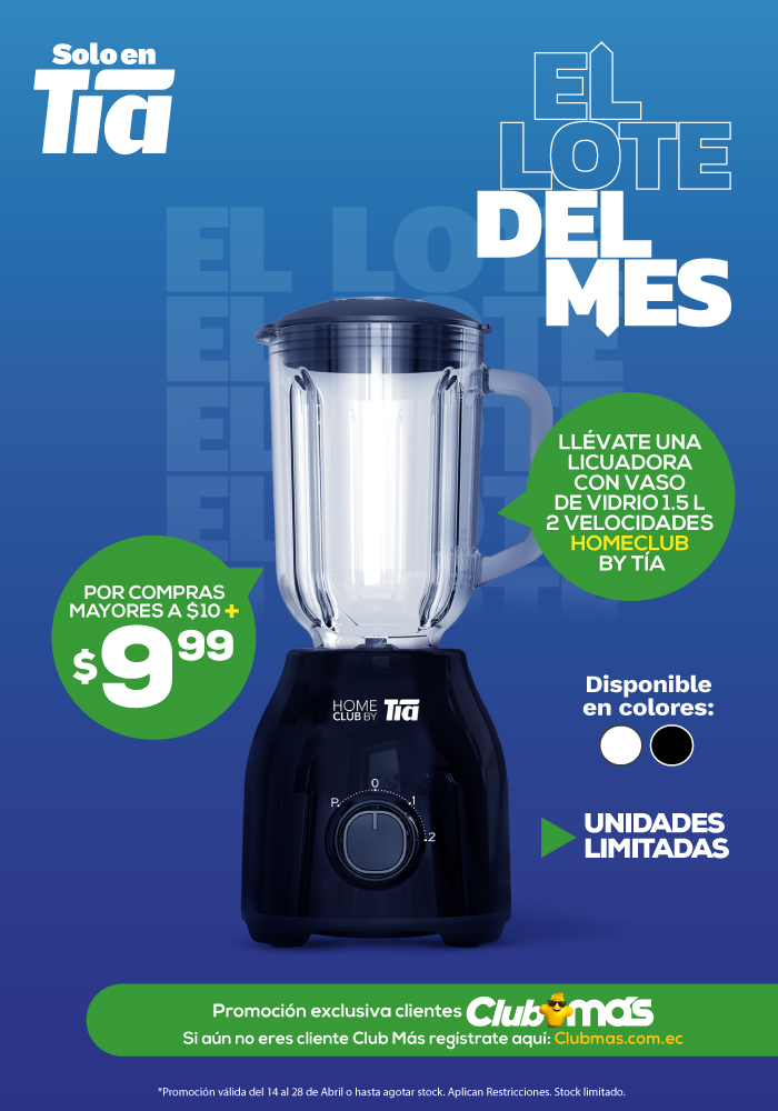 LOTE DEL MES- LICUADORA